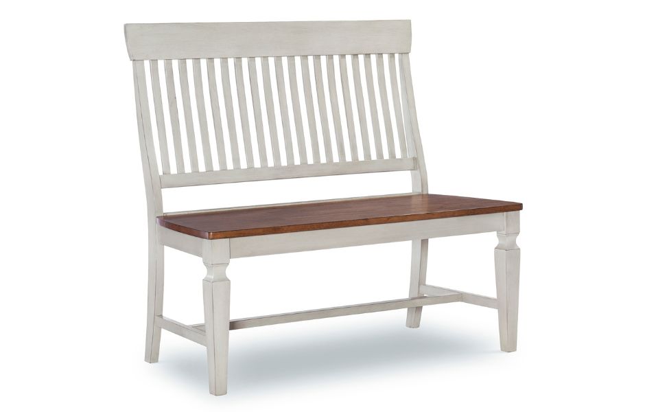44" Vista Slat Back Bench