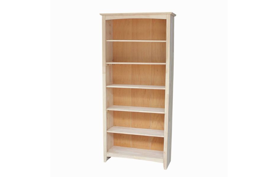 32" x 72" Shaker Bookcase