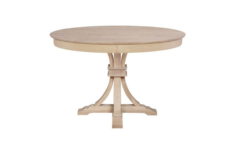 48" Sienna Round Gathering Table with Flair Pedestal Base
