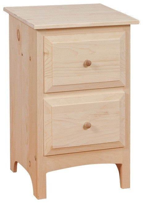 2 Drawer Nightstand (unfinished)