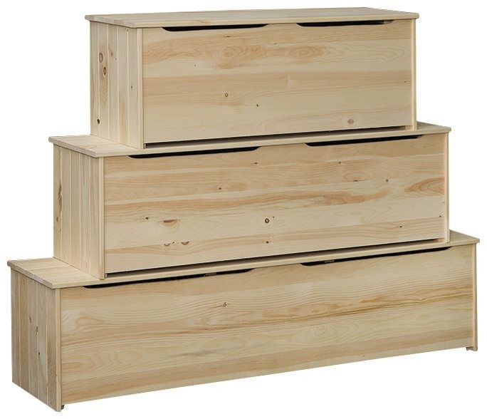 Pine Blanket Storage Boxes