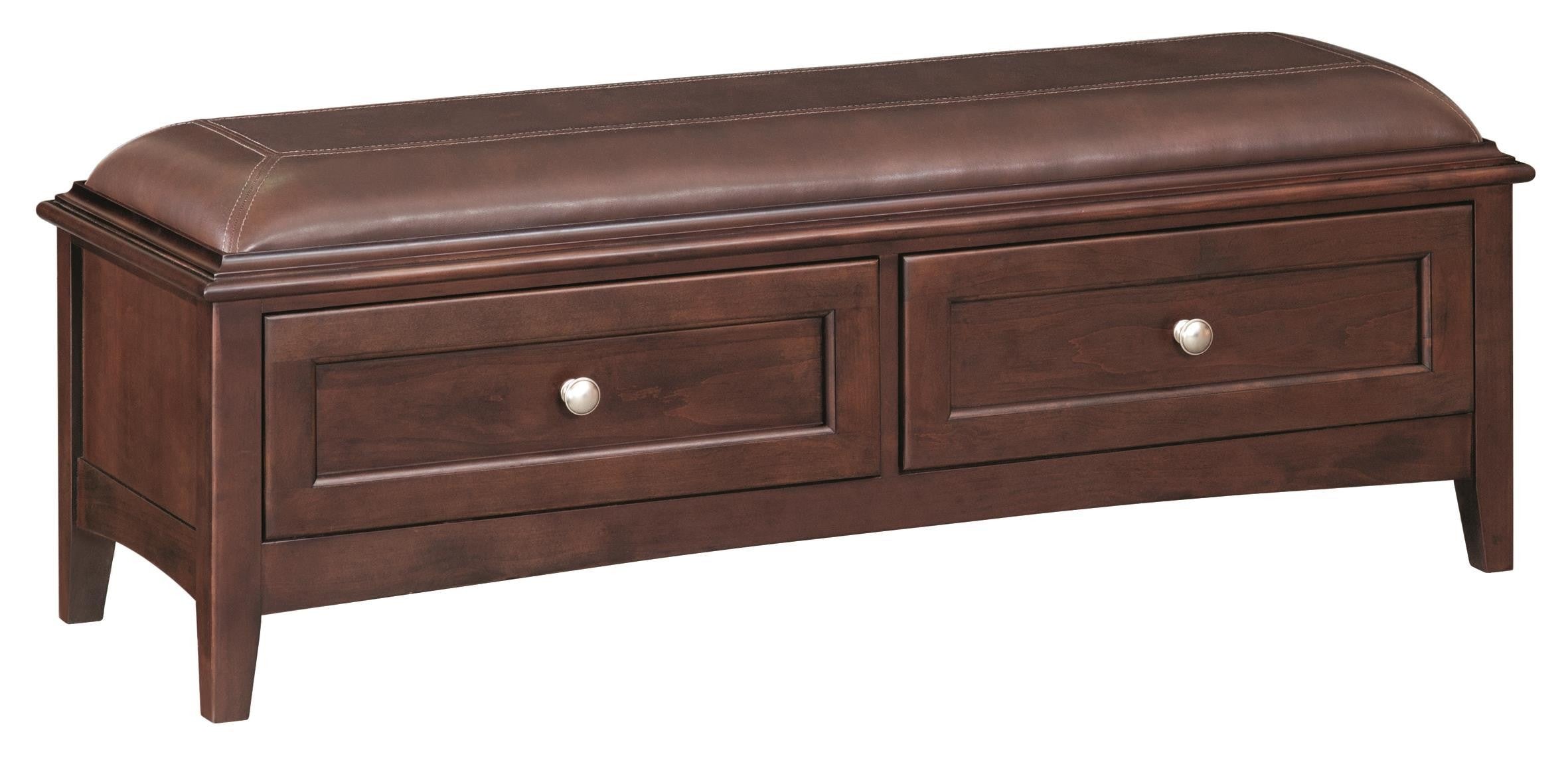 McKenzie 2 Drawer Bench (caffe)