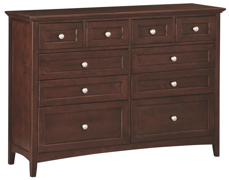 McKenzie 10 Drawer Dresser (caffe)
