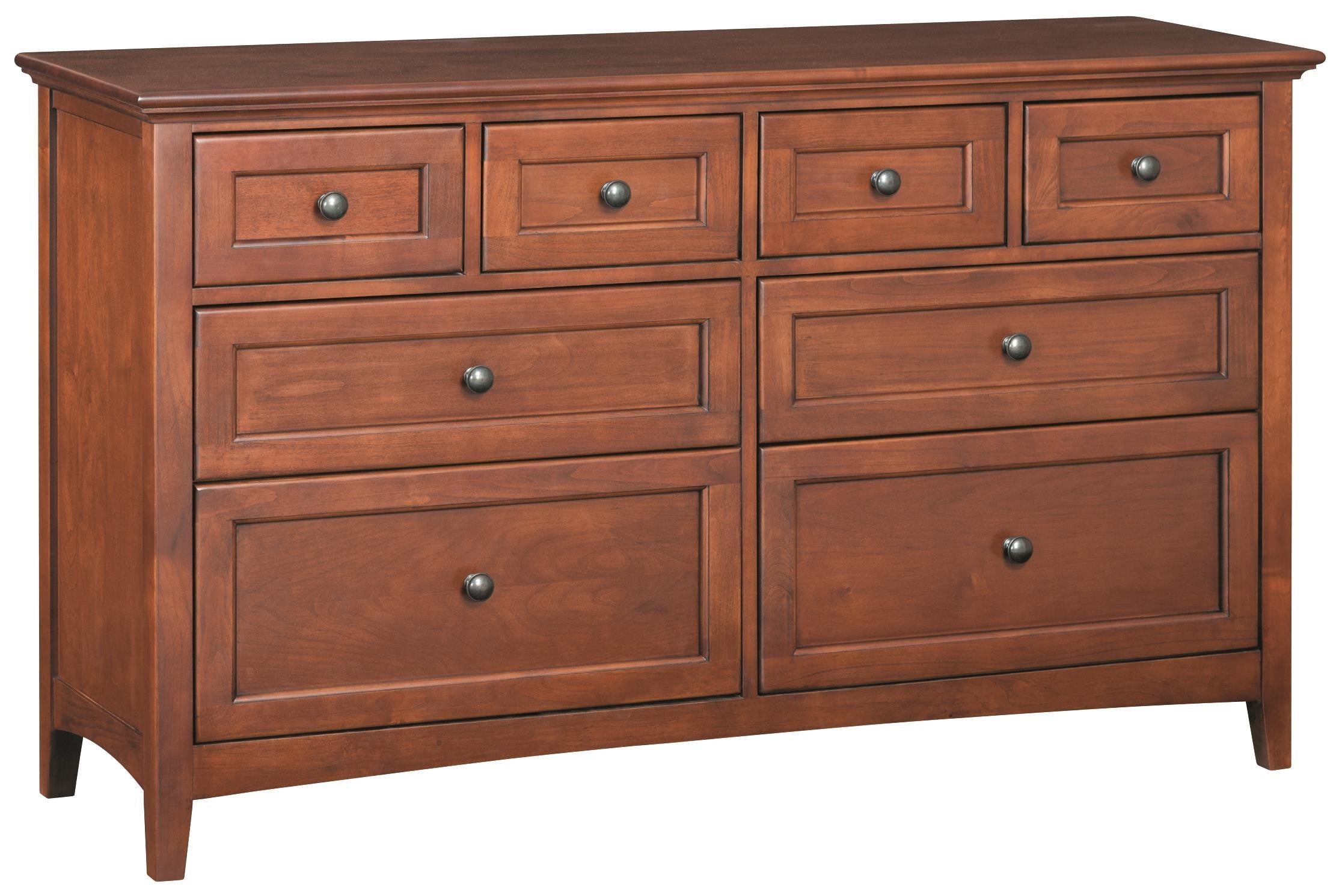 McKenzie 8 Drawer Dresser (glazed antique cherry)