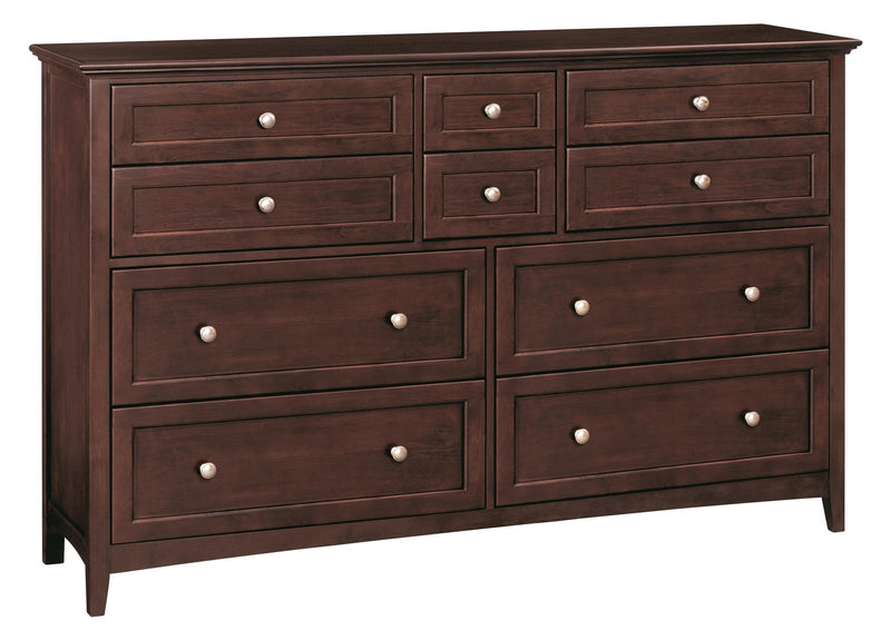 McKenzie 10 Drawer Master Dresser (caffe)