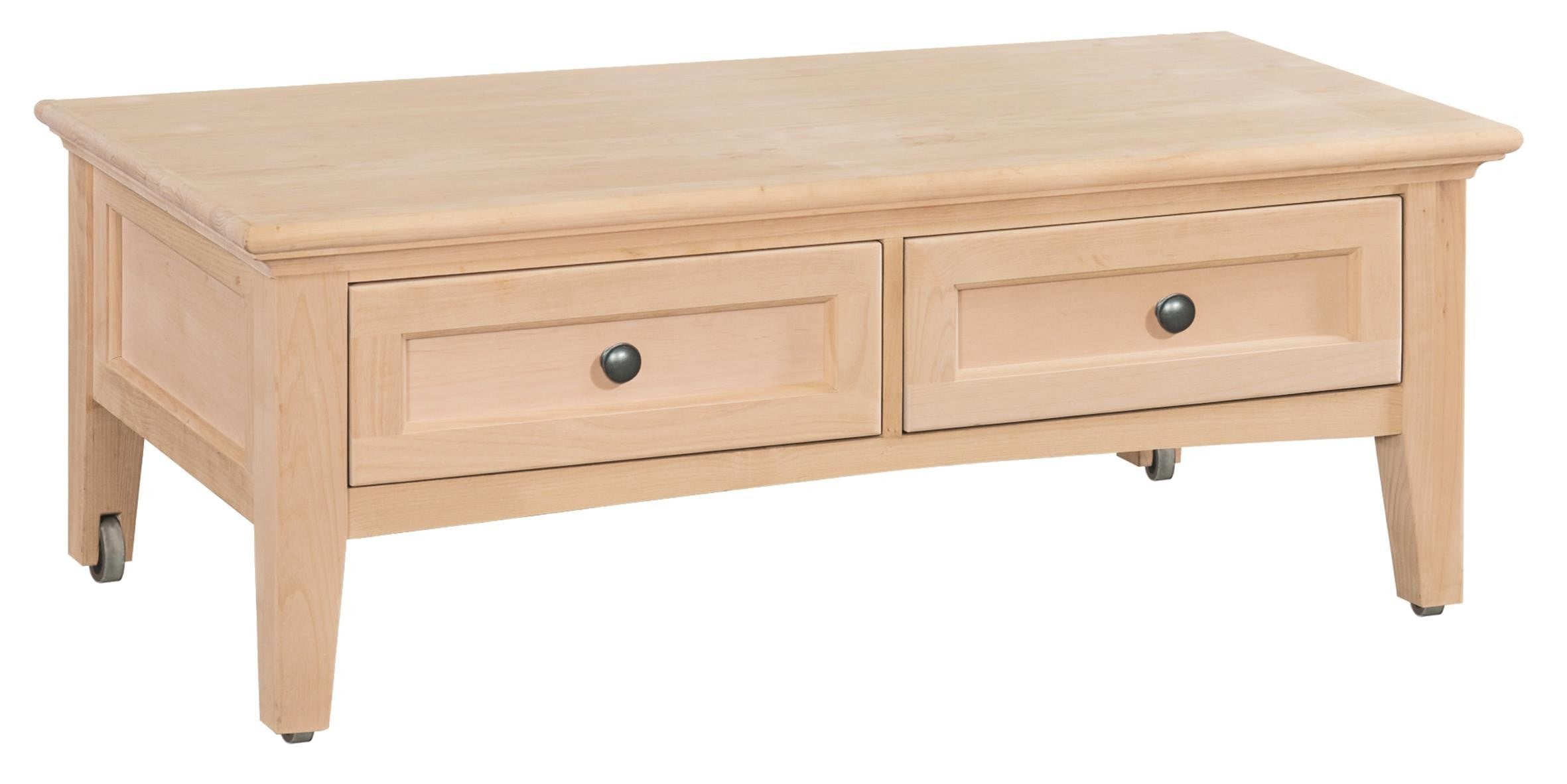 McKenzie Lift Top Coffee Table (unfinished)