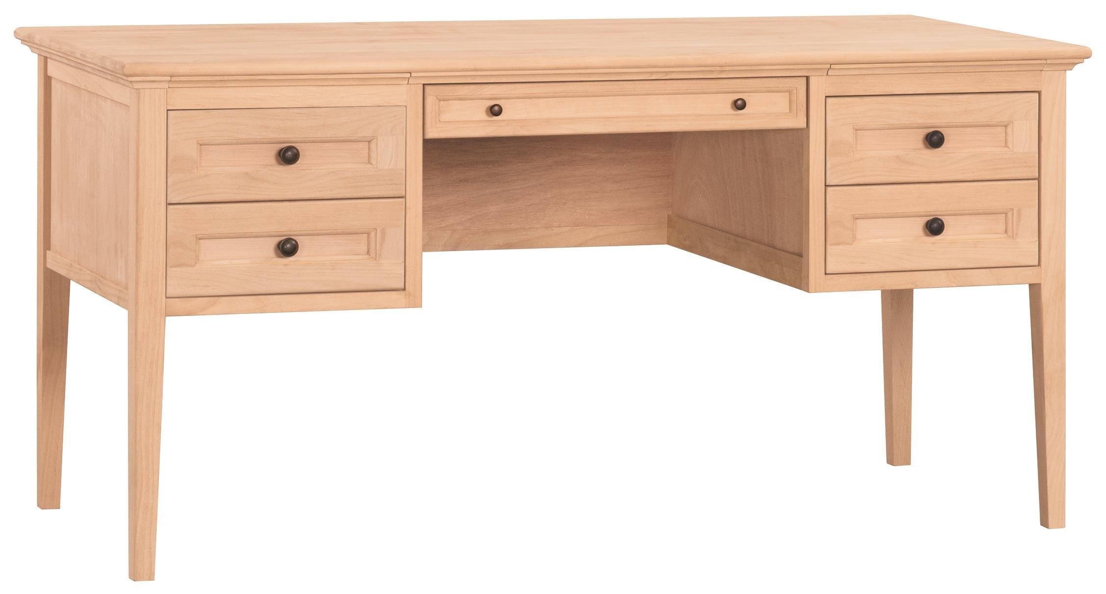 McKenzie 4 Drawer Desk (unfinished)