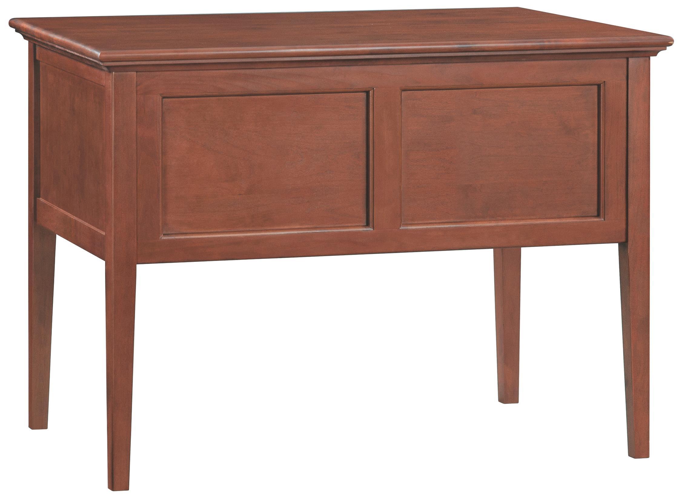 McKenzie 3 Drawer Desk (glazed antique cherry)