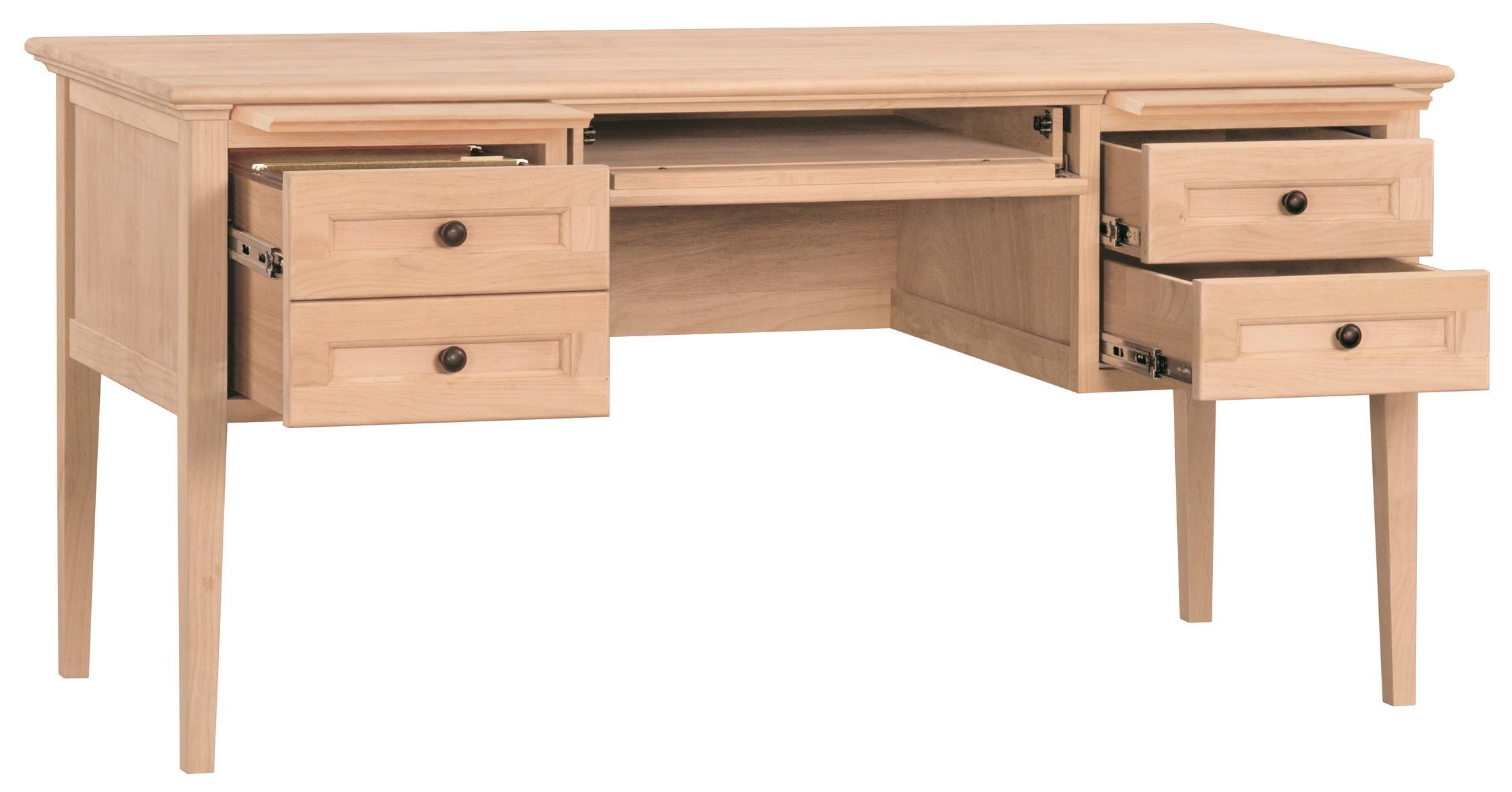 McKenzie 4 Drawer Desk (unfinished)