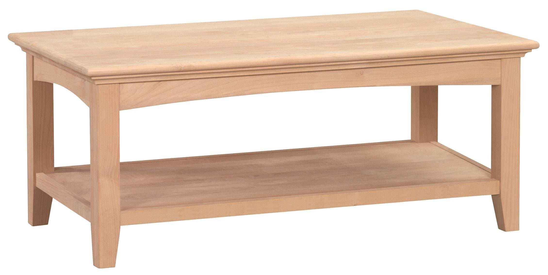 McKenzie Cocktail Table (unfinished)