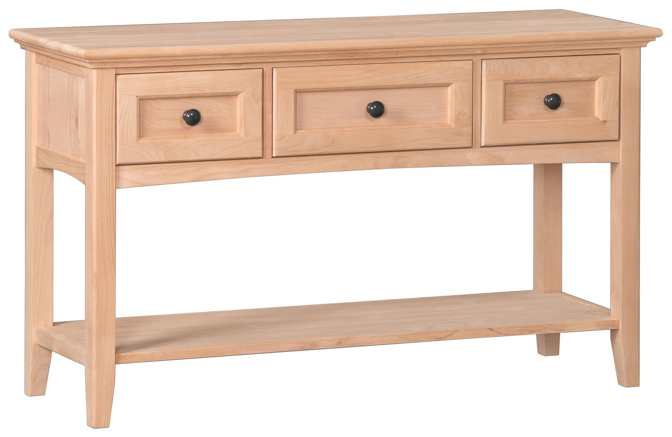 McKenzie Sofa Table (unfinished)