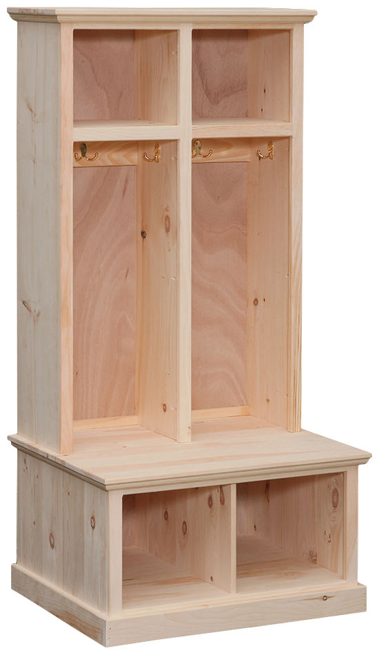 [32 Inch] Tall Double Sit & Store