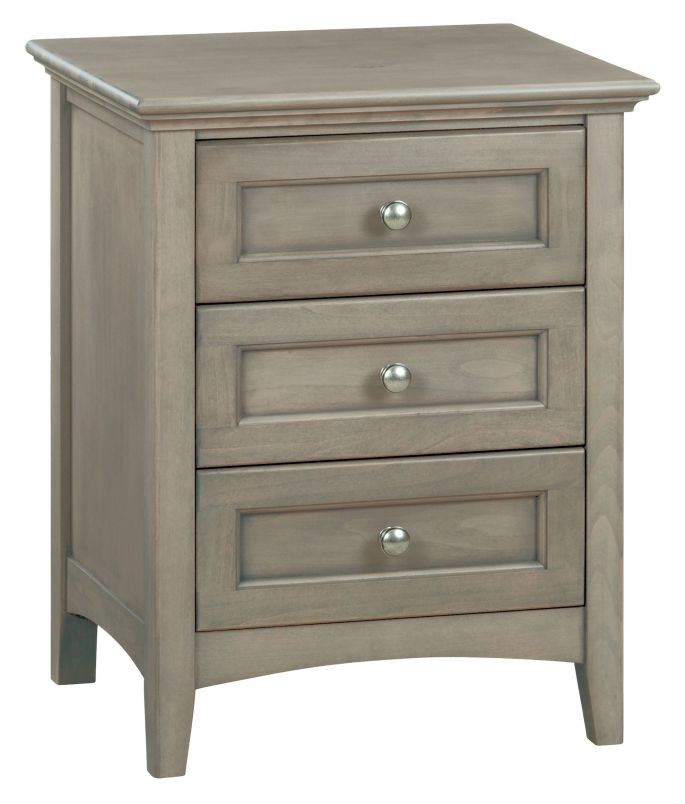 McKenzie 3 Drawer Nightstand (fieldstone)