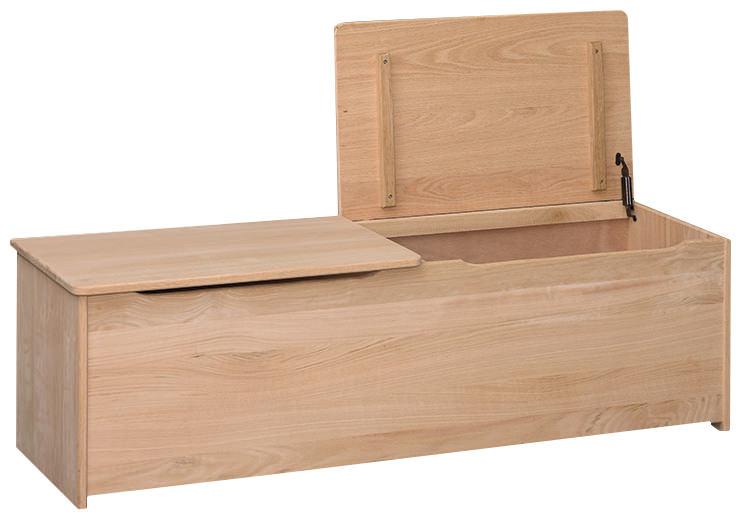 60" & 72" Oak Blanket Storage Boxes (open, unfinished)