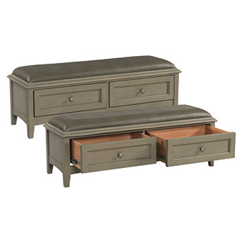 McKenzie 2 Drawer Bench