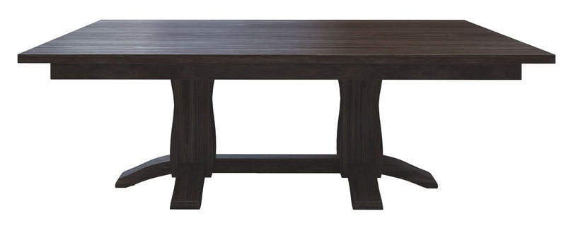 Beveled Shaker Double Pedestal Dining Table