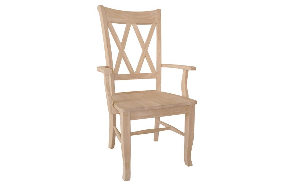 Double X Back Side & Arm Chairs – Wood n Things Gretna