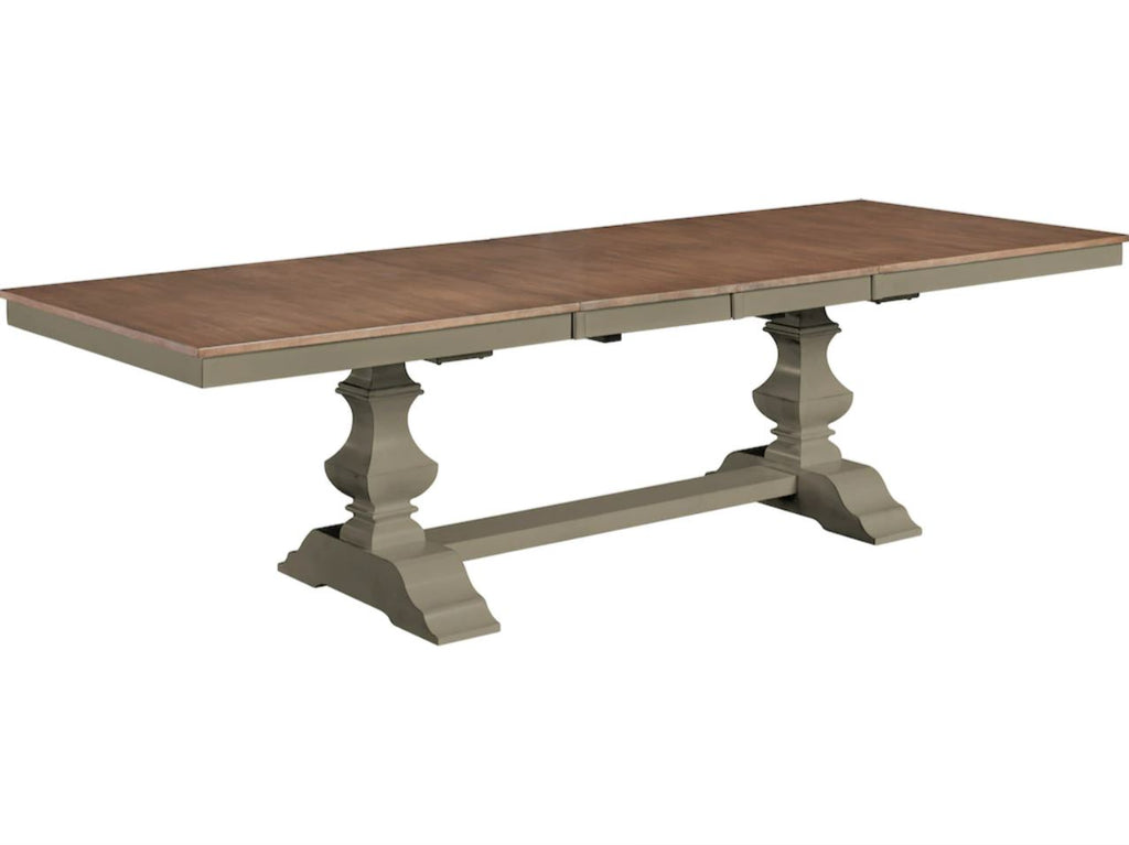 110" Vista Banks Dining Table Wood n Things Gretna