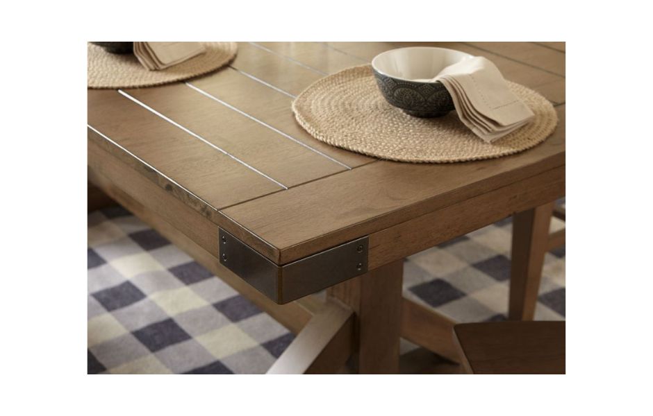 84" Farmhouse Chic Extension Dining Table