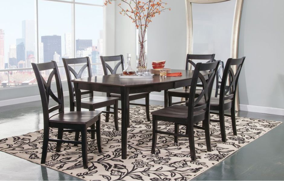 78" Salerno Butterfly Extension Dining Table
