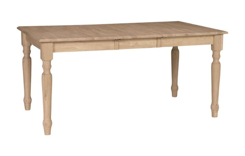 48" - 62" Extension Dining Table with Turned Leg