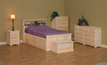 Amish Tall Storage Bed (headboard and footboard sold separately)