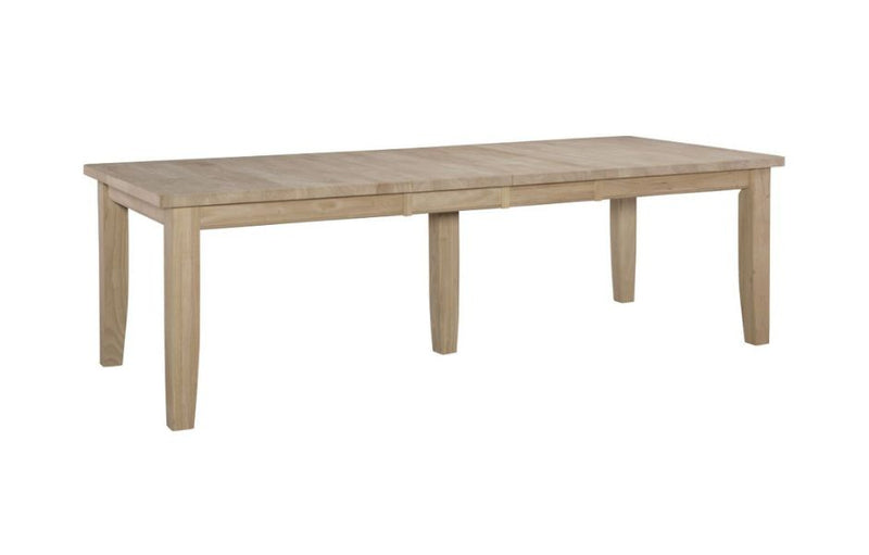 96" Farmhouse Extension Dining Table with Shaker Legs