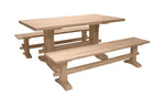 72" Trestle Dining Table
